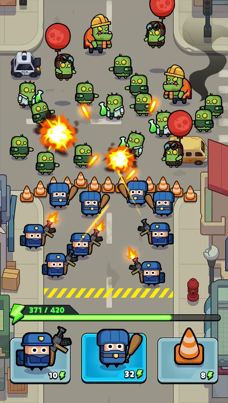 Alien Fight: Police vs Zombie — screenshot 3