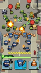 Alien Fight: Police vs Zombie