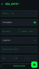Hacker Vault Ultimate AES-256 Encrypted Account Manager