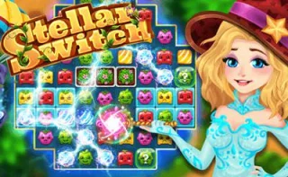 Stellar Witch Fruit Match 3 Puzzle