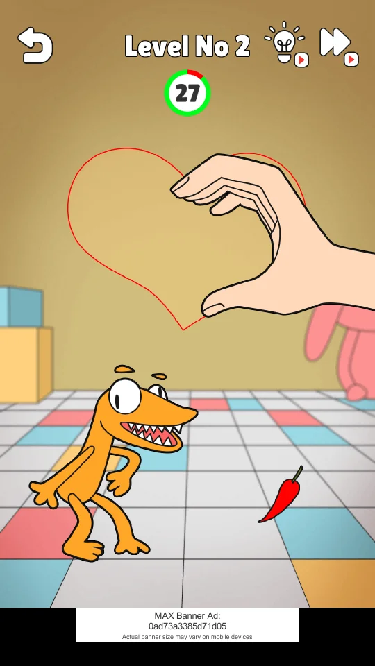 Finger Heart: Monster Refill -120+ Levels Puzzle Casual Trending Game — screenshot 10