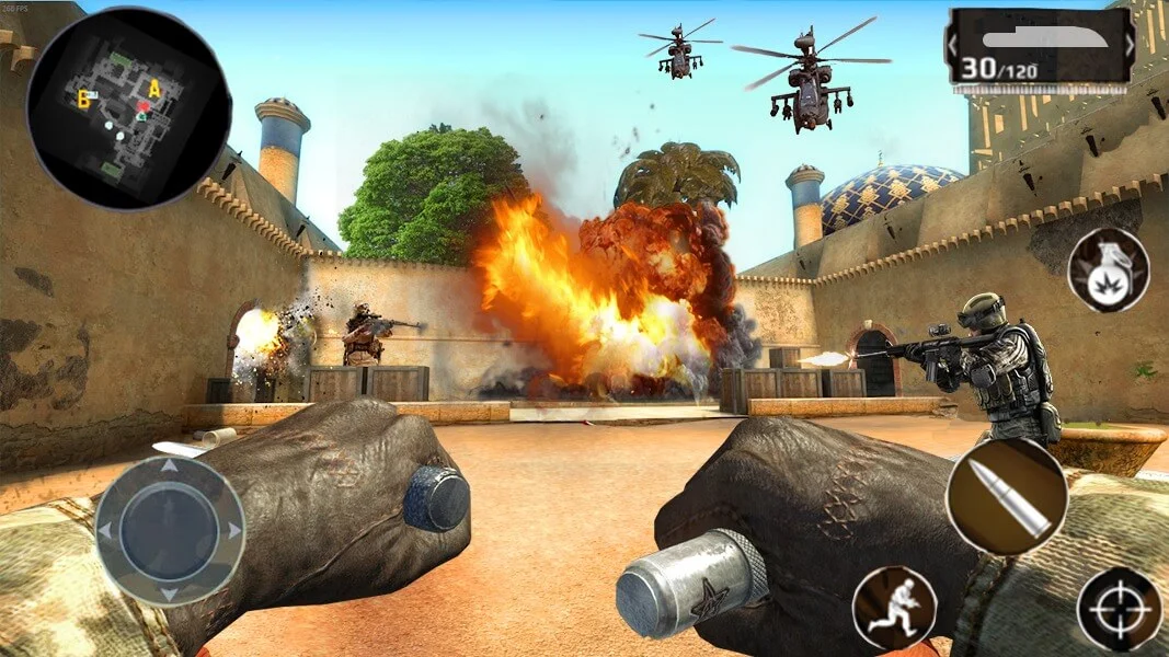 Modern Commando 3D: Army Shooting Game 64 Bit Source Code — screenshot 1