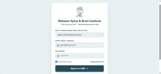 MSBI Marketing Operations CRM Wireframe Specification Document