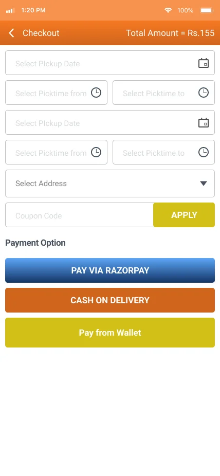 Laundry Application — screenshot 4