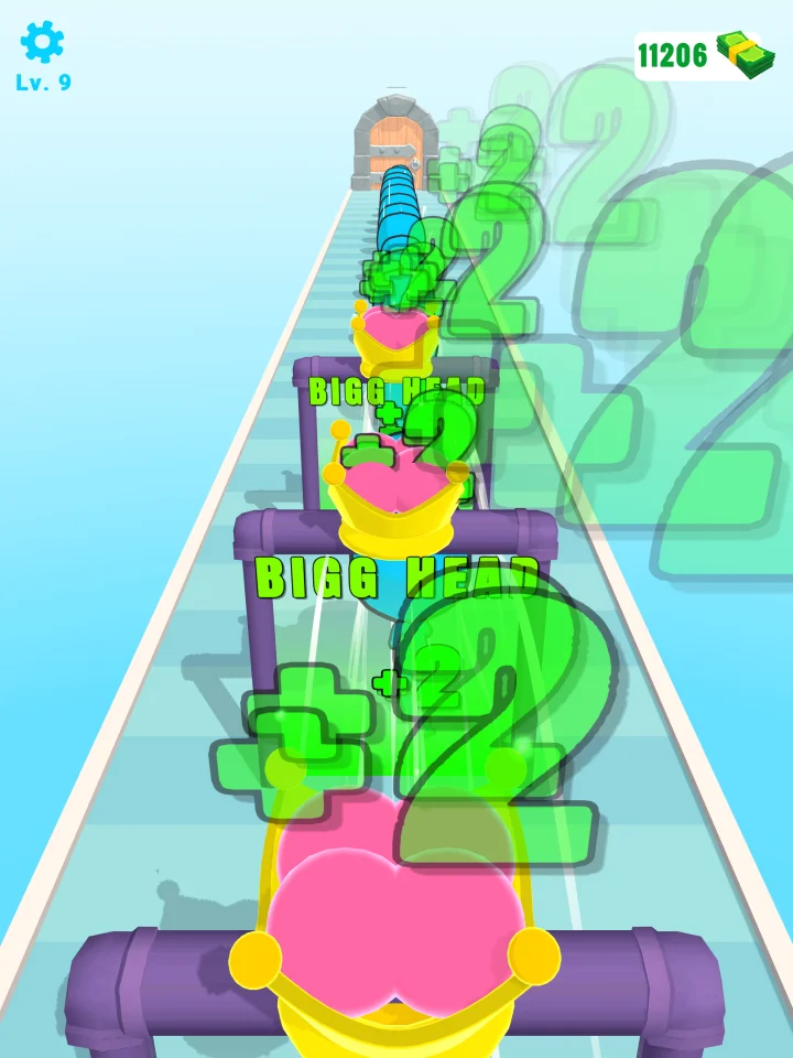 Big Head 3D Runner Hypercasual — screenshot 9