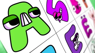 Alphabet Lore a to Z Game (Animation + Drawing)