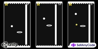 Through the Hoop - Unity Source Code with AdMob Ads