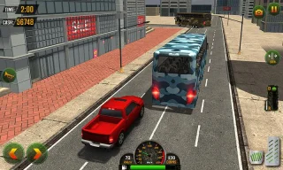 Army Bus Transporter Coach Fun Simulation