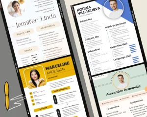 10+ Pack of Professional Resume Templates & Professional Cover Letters 2022