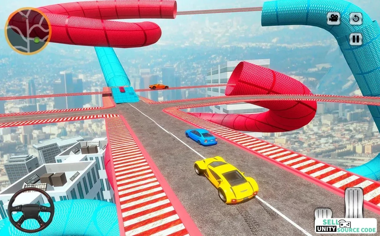 Flying Car Derby Crash Stunts — screenshot 2