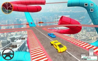 Flying Car Derby Crash Stunts