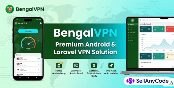 Bengal VPN with Admin Panel - Android