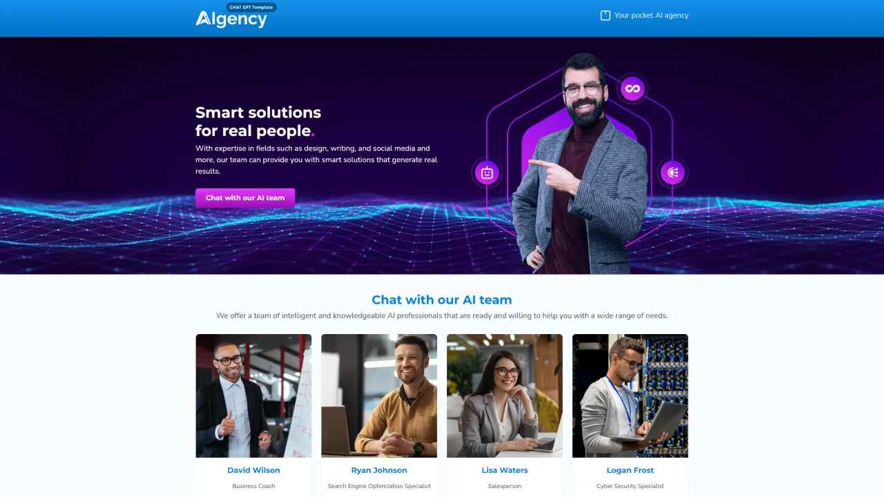 Chat GPT OpenAI - AIgency - SaaS and HTML 5 Version (Last Update 26 June 2023) — screenshot 2