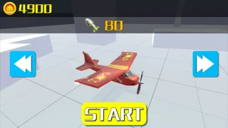Plane in Hole 3D Low Poly