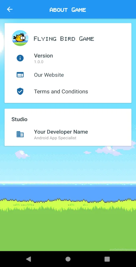 Fly & Earn Turn Every Flap into Real Bitcoin! with Admin Panel and AdMob — screenshot 2