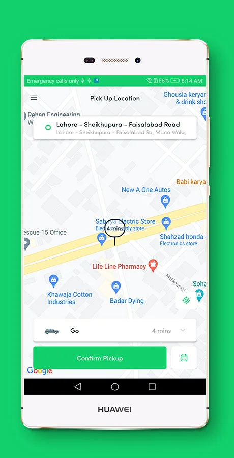 Kareem Taxi App - Cab Booking Solution + Admin Panel — screenshot 1