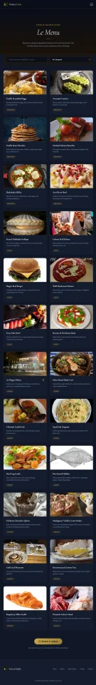 VelvetTable PHP Luxury Hotel & Restaurant Booking Template — screenshot 6