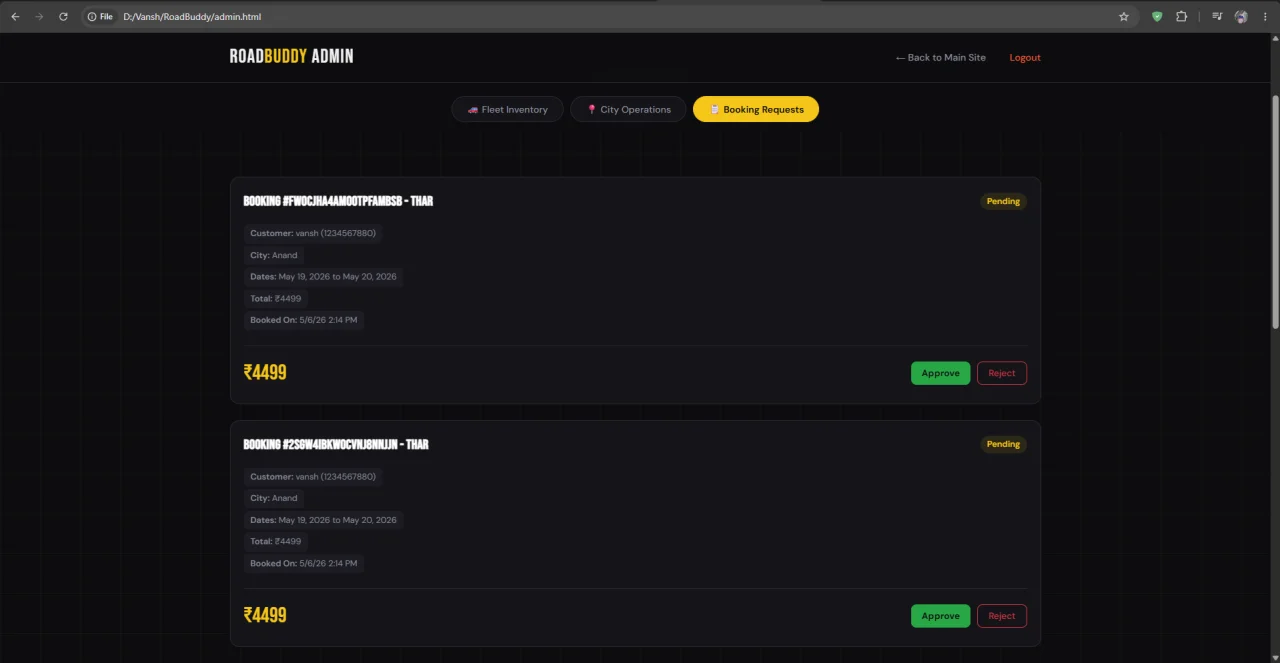 RoadBuddy - Premium Self-Drive Car Rental Platform — screenshot 7