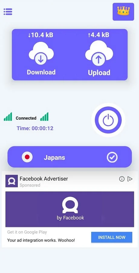 ITech VPN App | VPN Unblock Proxy | VPN Secure Servers | Admin Panel | AdMob Ads — screenshot 1