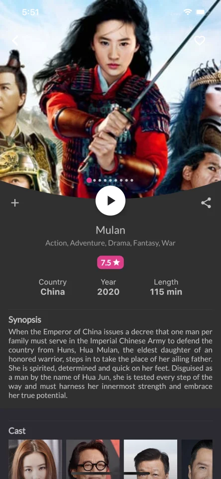 Theaterify - Movie Flutter v.2.8 App with API Backend & GetX — screenshot 3