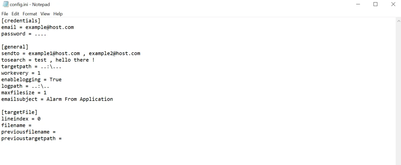 Email Notification - Alarm — screenshot 3