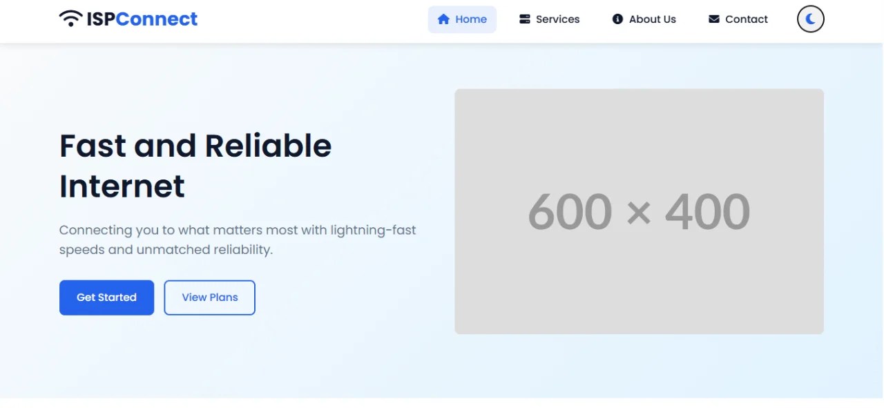 ISPConnect - Internet Service Provider Website — screenshot 5