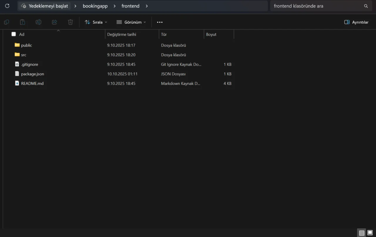 Full Stack Booking System — screenshot 5