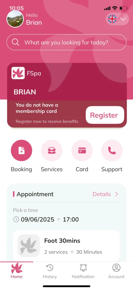 FSPA - Spa & Salon Booking Management System - Android — screenshot 1