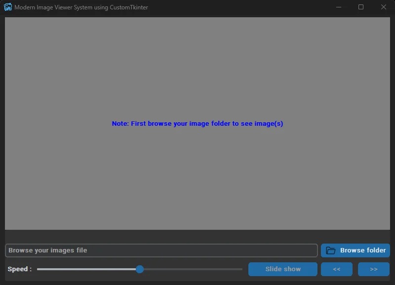 PyView Pro - Desktop Image Viewer & Auto Slideshow Tool — screenshot 1