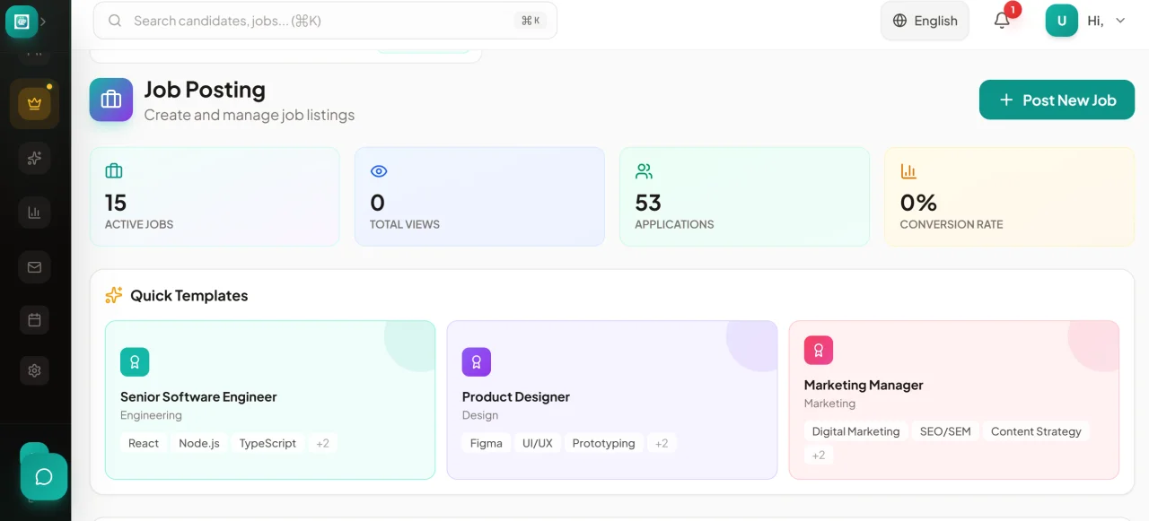 Devlumiq ATS - Full Stack Applicant Tracking System - Next.js 15, React, TypeScript, Prisma — screenshot 10