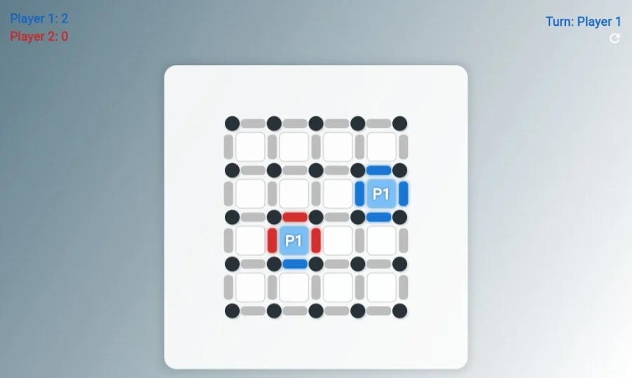 Dots and Boxes - Classic Multiplayer Strategy Game | Flutter Source Code — screenshot 4