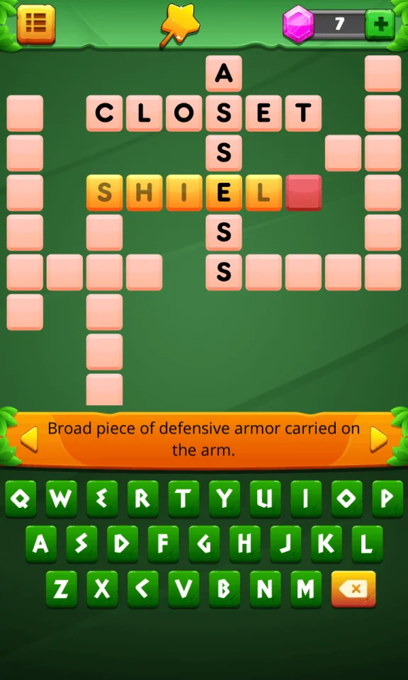 Unity Crossword Puzzle - 10 Ad Networks — screenshot 1