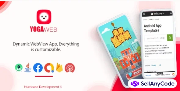 YOGAweb v2 - Android WebView Template