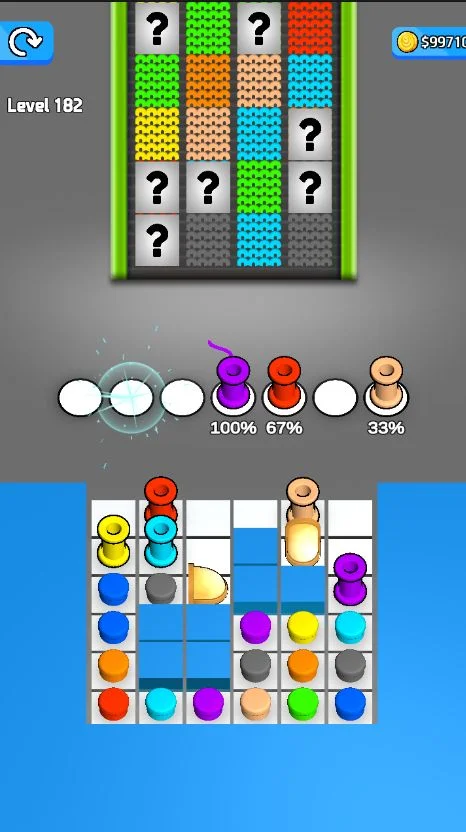 Knit Color Rope Sort Jam Puzzle Unity Source Code — screenshot 10