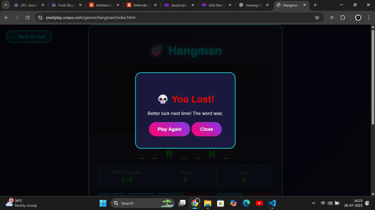 PixelPlayHaven JavaScript Gaming Site with 18+ Games Source Code Bundle — screenshot 4