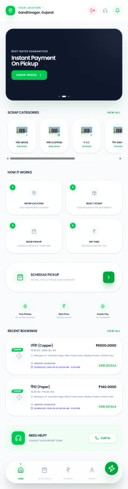 ScrapBoyOnline – Complete Scrap Marketplace & Pickup Booking System (React & Node.js) — screenshot 10