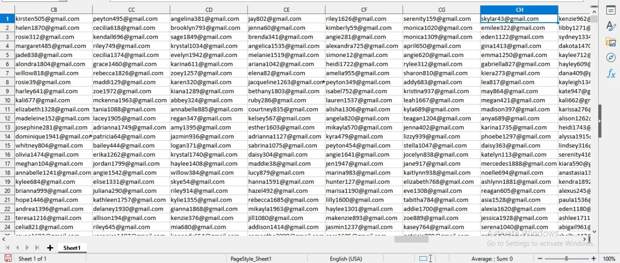 USA Verified Email List — screenshot 1
