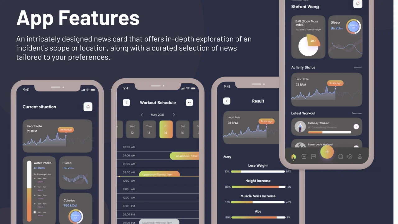Fitness & Workout Template Flutter App — screenshot 2