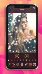 3D Glitter Effect - Glitter Photo Editor & Sparkle Light Photo Overlay - Magic Brush Light Effect
