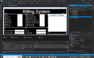 Billing System in C#.NET