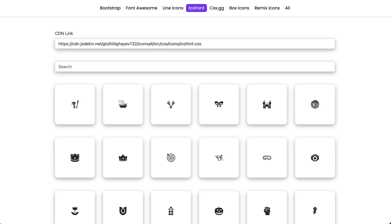 Diverse Collection of 20,000+ Icons — screenshot 3