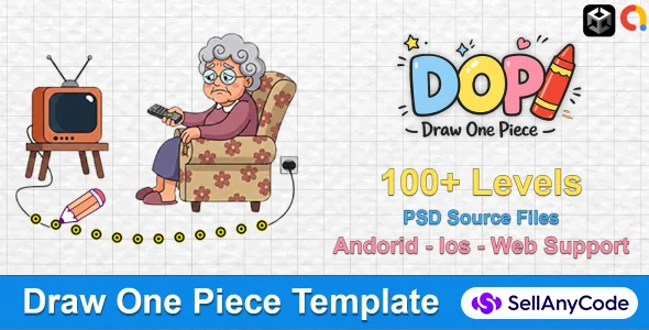 Draw One Piece Unity Template