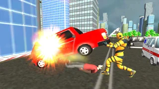 Flying Superhero Revenge: Grand City Captain Game
