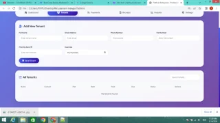 Property Management & Receipt Generator System