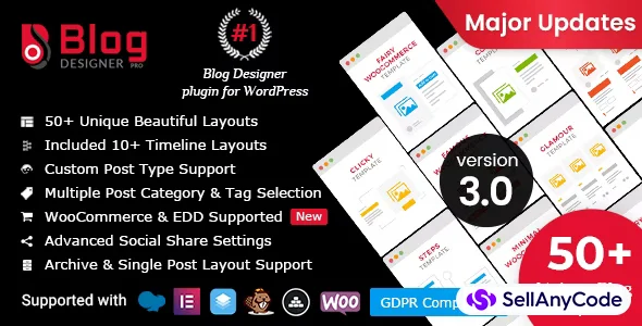 Blog Designer Pro for WordPress
