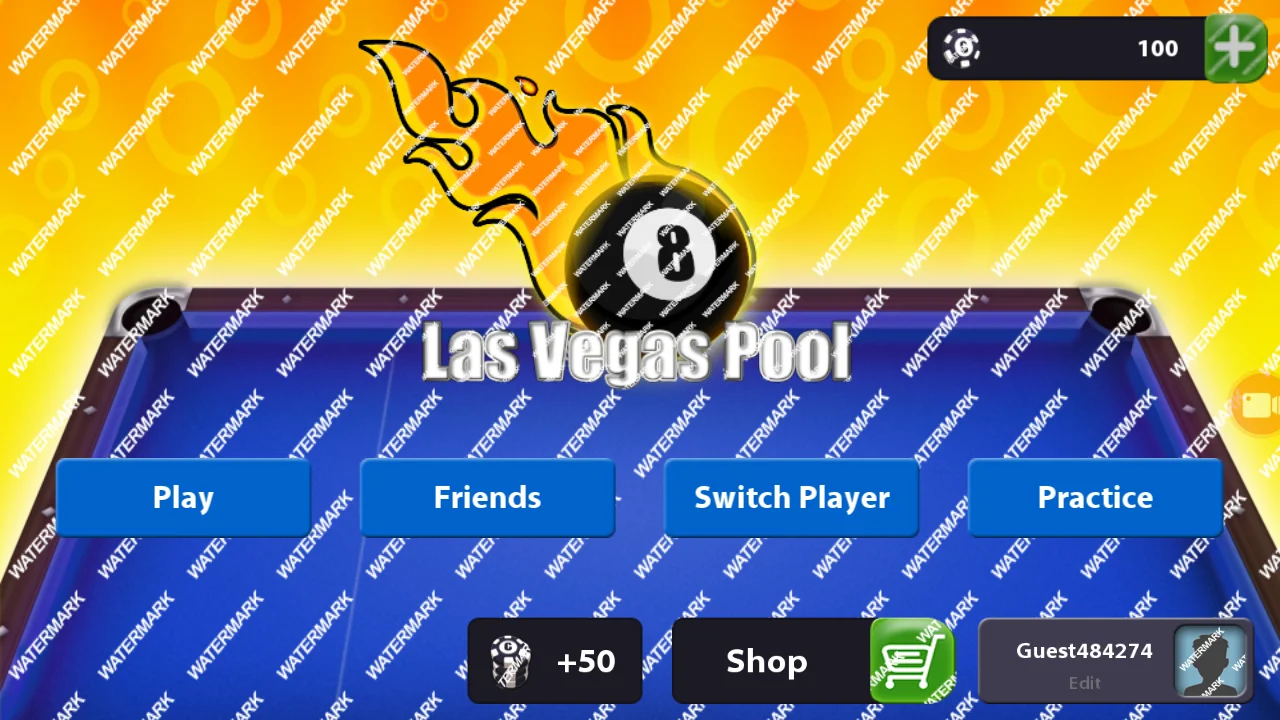 Online 8 Ball Pool Source Code (AdMob +Unity Ads + IAP) — screenshot 1