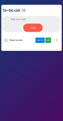 ToDo List App Task Manager with ETA & Edit Feature