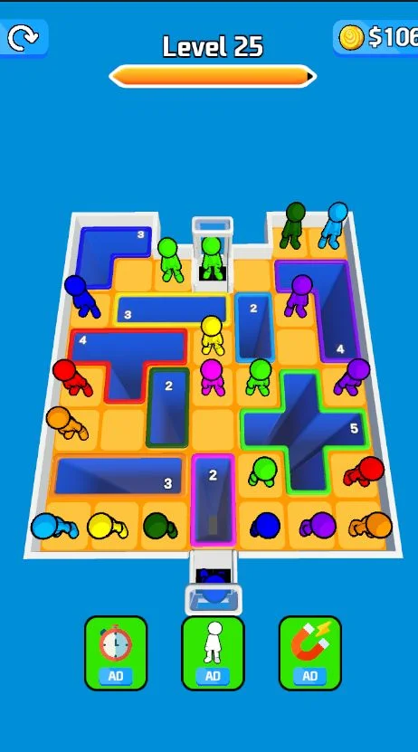 Drop People 3D Hole Puzzle Game Unity Source Code — screenshot 9