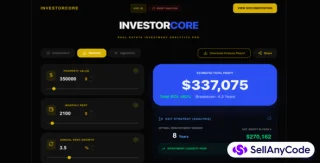 InvestorCore Pro - Investment Portfolio & Analytics Dashboard