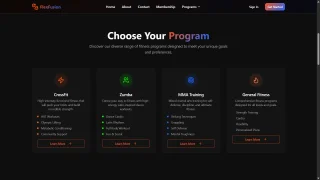Gym Website Source Code